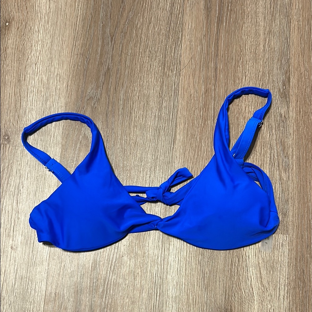 Zara Electric Blue Bikini Top